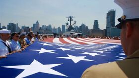 Image of a Giant USA Flag 30' x 60'