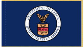 Image of a Flag - US Dept of Labor 4' x 6'