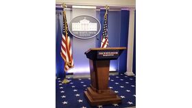 Image of a White House Press Room Lectern