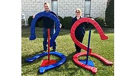 Image of a Giant Horseshoe Game