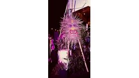 Image of a Tiki Mask with Stand