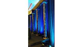 Image of a Black Marble Column