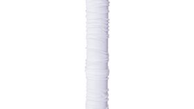 Image of a White Spandex Pole Covers