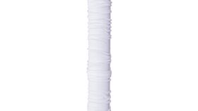 Image of a White Spandex Pole Covers