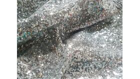 Image of a 10ft   Duchess Sequins Silver Fabric Panel/Drape