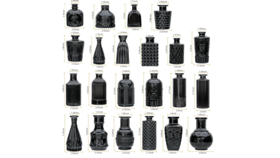 Image of a Vintage bud vase (black)