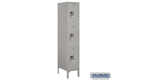 Image of a 3 Tier Standard Locker - Grey