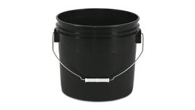 Image of a 3 Gallon Black Plastic Bucket Rental