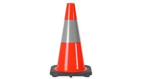 Image of a 18"  3LB Cone w/6" Collar - Orange