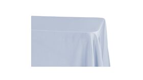 Premium Polyester | Dusty Blue | 90″x156″ Rectangular Tablecloth | Rental