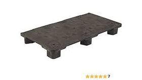 Image of a 27" x 48" Plastic Pallet - Black