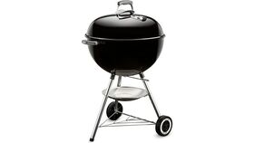 Image of a 22" Weber One-Touch Gold Black Porcelain-Enameled Charcoal BBQ - Barbecue Grill