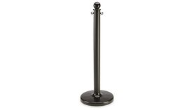 Image of a 40" Black Plastic Stanchion Post Only