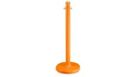 Image of a 40"H Safety Orange Plastic Stanchion Post Only