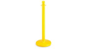 Image of a 40"H Yellow Plastic Stanchion Post Only