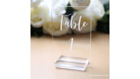 Image of a Acrylic Table Number 4x6 inch