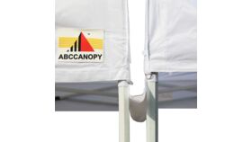 Image of a 10 Foot Canopy Rain Gutter for Pop up Canopy (White)