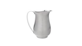 Image of a 64 oz. Smooth Stainless Steel Slender Bell Pitcher with Ice Guard