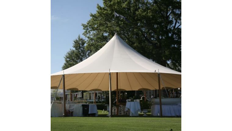 44'x43' Sailcloth Tent - Alpenglow Events