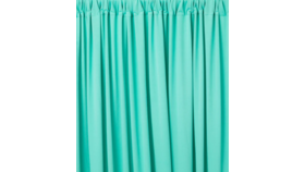 Image of a 10ft  Aqua Scuba Fabric Panel/Drape