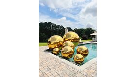 Image of a Gold Giant Orb - 3ft