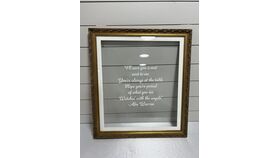 Image of a "Save you a seat" picture frame