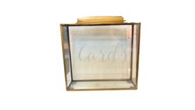 Image of a Gold Trim Card Box
