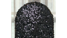 Image of a Black Big Sequin Arch Wrap