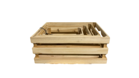 Image of a Set of Wooden Crates