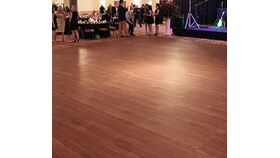 Image of a Dark Maple Dance Floor 9'x18'
