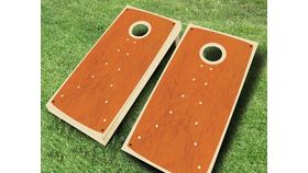 Image of a Classic Wood Cornhole