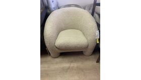 Image of a Accent Chair - Beige Boucle - Crate and Barrel - Ono