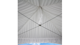 Image of a 10'x20' White Tent Liner