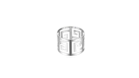 Image of a 2" Silver Elegant Napkin Ring