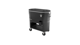 Image of a 120 qt. Black Rolling Cooler