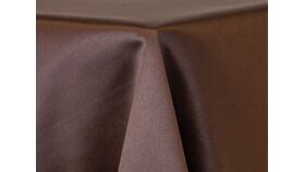 Image of a 108" Round Brown Lamour Satin