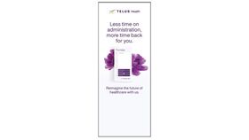 Image of a 2025 CHR / DCS - Bannière / Roll-up banner - Less time - Eng