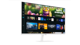 Image of a 2025 CORPO - Moniteur blanc / White monitor - Samsung 32"