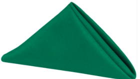 Image of a Polyester Napkin- Green