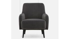 Image of a Accent Chair- Cloe- Grey Velvet