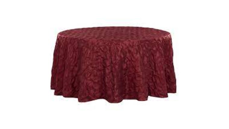 120" Pinched Table Linen- Apple Red : goodshuffle.com