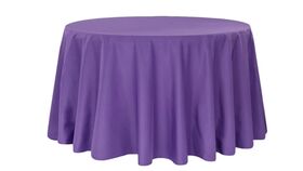 Image of a 120" Purple Table Linen