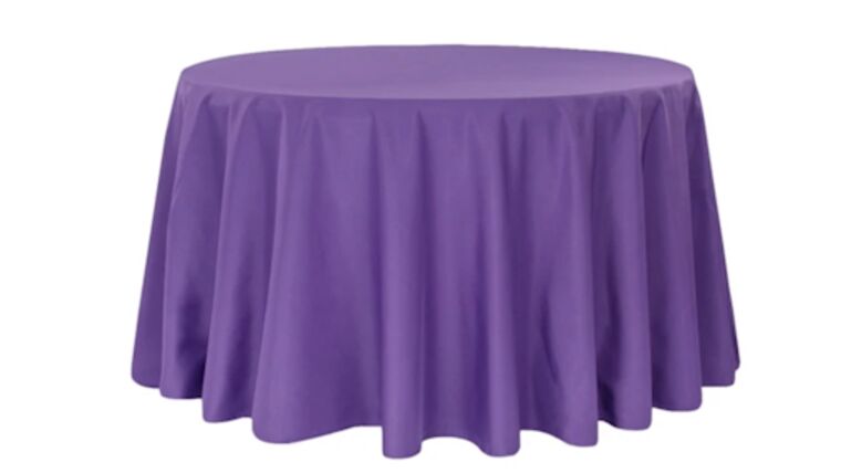 120" Polyester Table Linen- Purple : goodshuffle.com