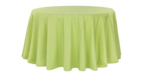 Image of a 120" Lime Green Tablecloth