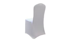 Image of a Chair Cover- White