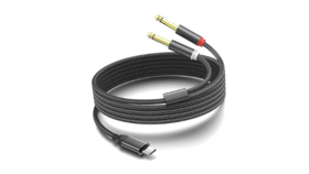 Image of a USB C to 1/4'' Stereo Cable