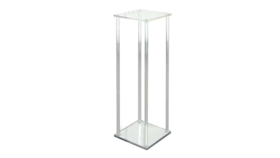 Image of a Flower Stand Clear Acrylic Square 32"