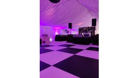 Image of a 12' x 12' Black & White Checkered Dance Floor