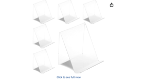 Image of a acrylic easel display