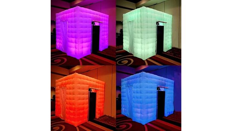 Inflatable LED Photo Booth Enclosure : goodshuffle.com